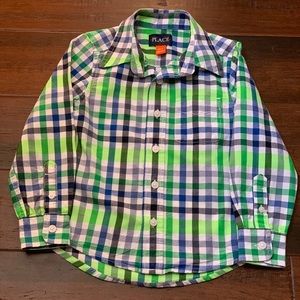 Boys Size 4 Children’s Place Button Down Shirt